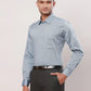Raymond Men Red Checks Contemporary Fit Cotton Full Sleeve Cutaway Collar Shirt