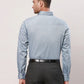 Raymond Men Red Checks Contemporary Fit Cotton Full Sleeve Cutaway Collar Shirt
