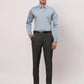 Raymond Men Red Checks Contemporary Fit Cotton Full Sleeve Cutaway Collar Shirt