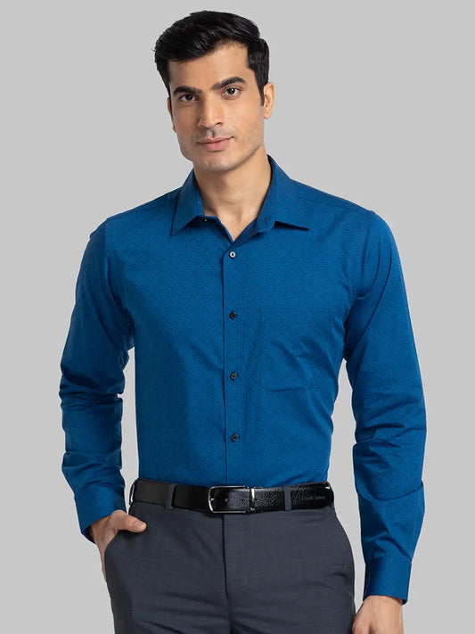Men Slim Fit White Shirt