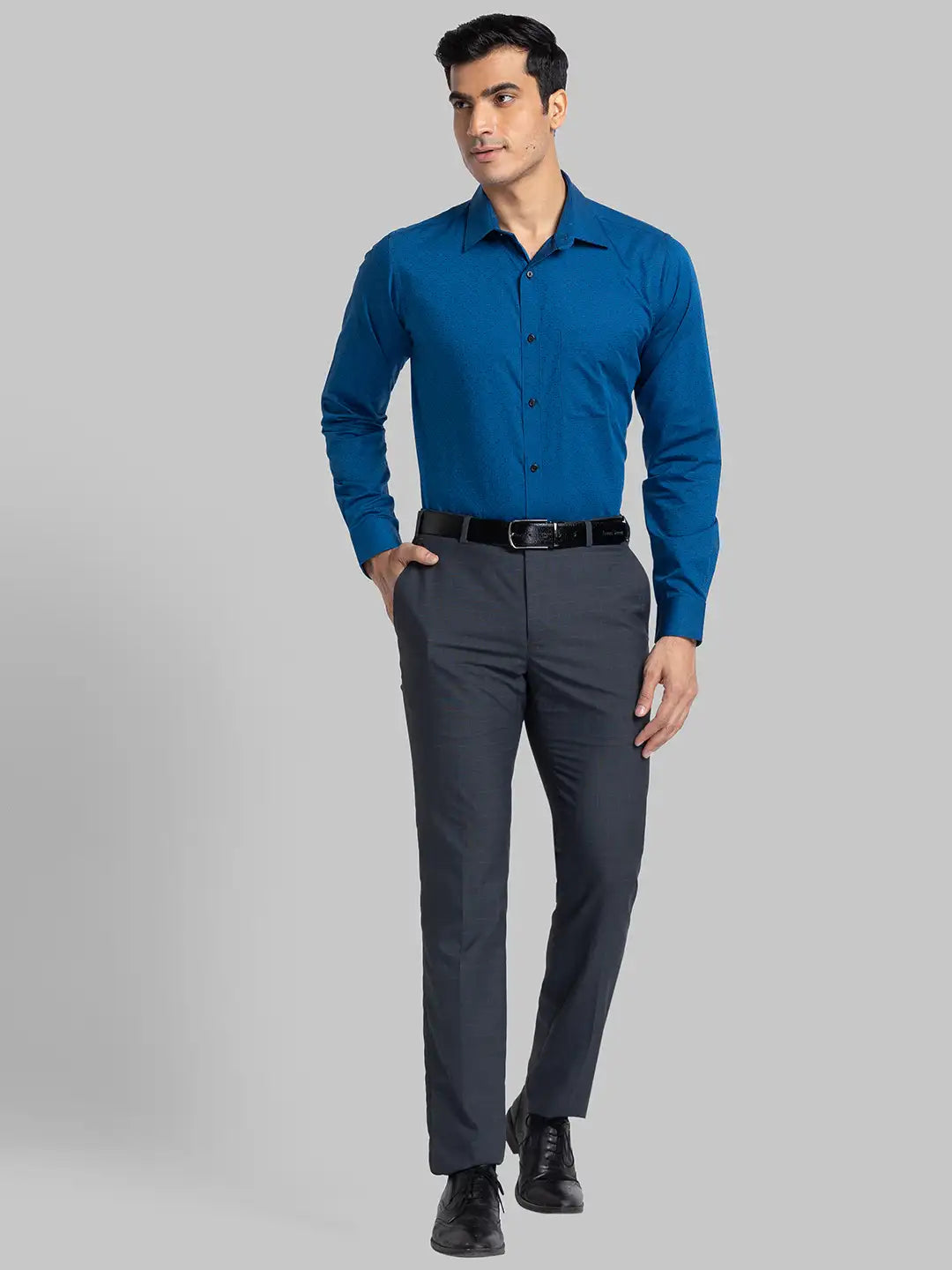 Men Slim Fit White Shirt