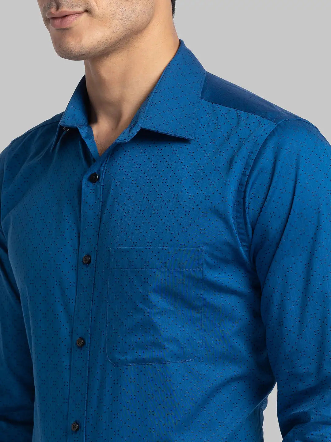 Men Slim Fit White Shirt