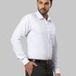 Men Slim Fit Light Grey Shirt