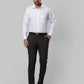 Men Slim Fit Light Grey Shirt