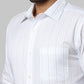 Men Slim Fit Light Grey Shirt