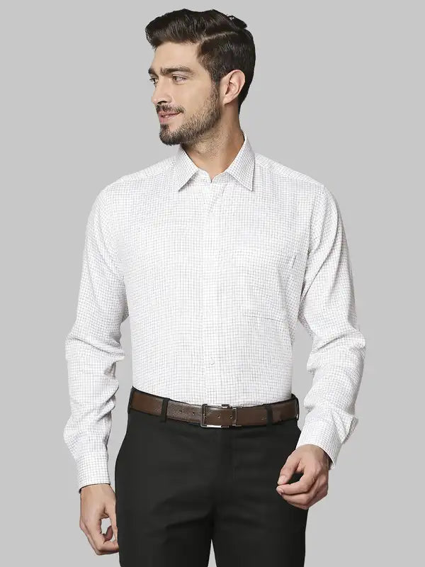 Men Contemporary Fit Blue Shirt