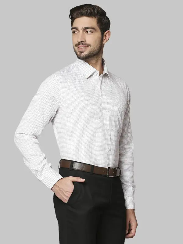 Men Contemporary Fit Blue Shirt