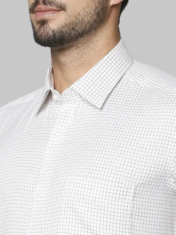 Men Contemporary Fit Blue Shirt