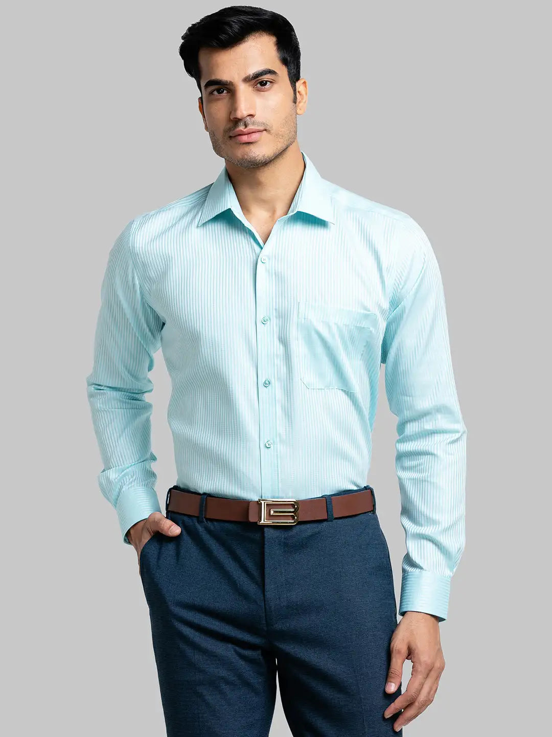 Men Regular Fit Yellow Shirt