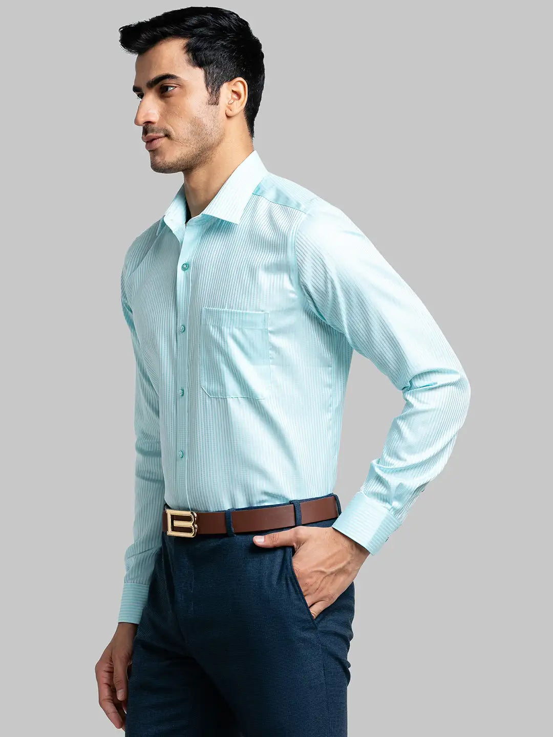 Men Regular Fit Yellow Shirt