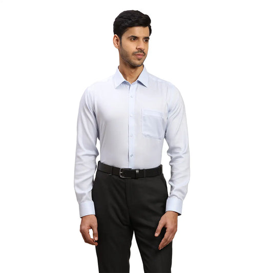 Men Fawn Contemporary Fit Structure Cotton Full Sleeves Cutaway Collar Shirts