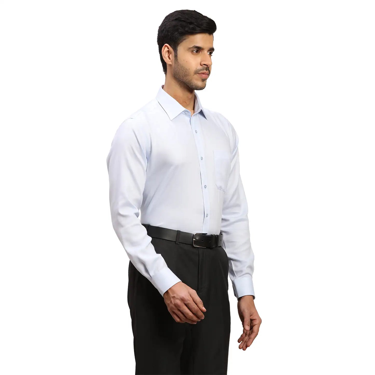 Men Fawn Contemporary Fit Structure Cotton Full Sleeves Cutaway Collar Shirts