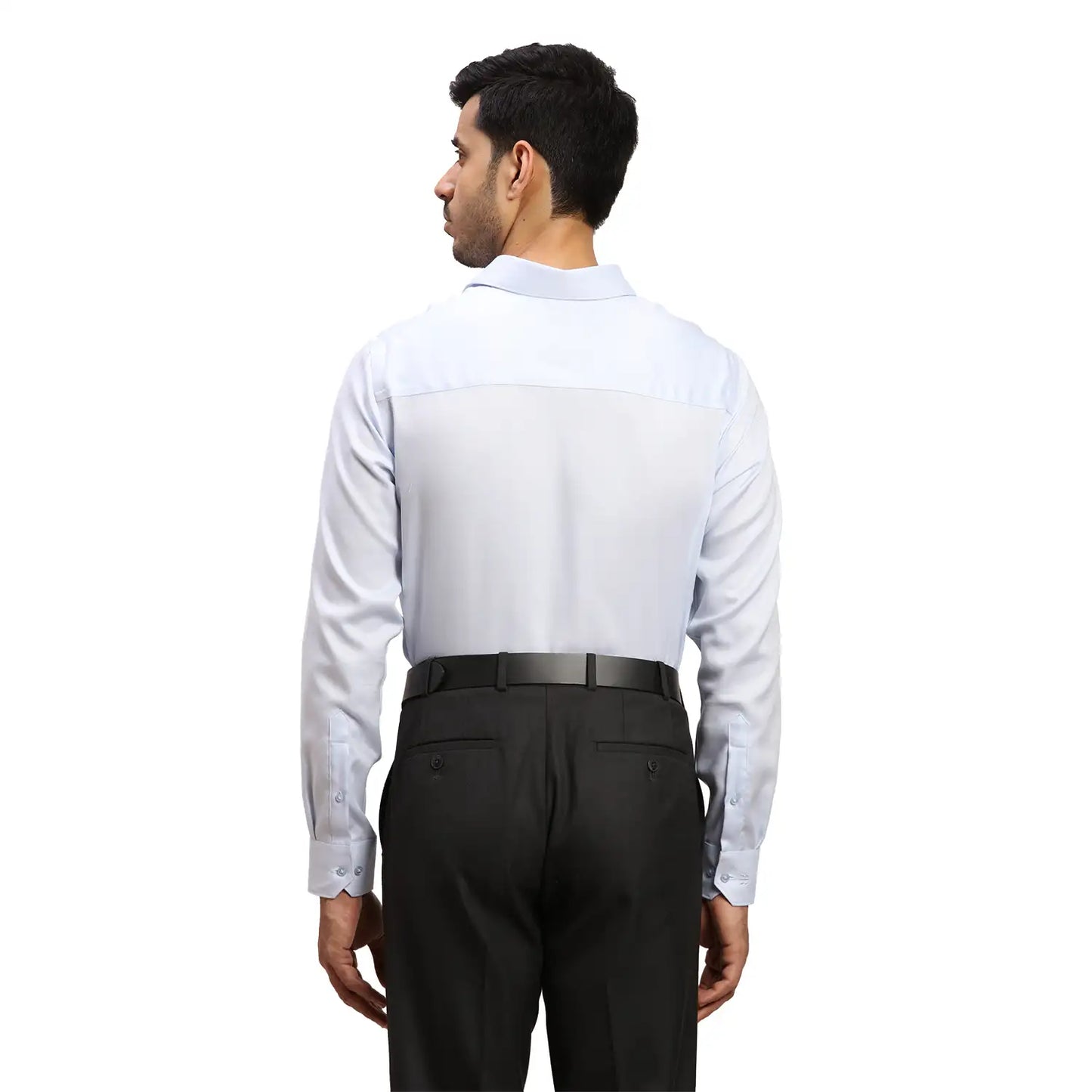 Men Fawn Contemporary Fit Structure Cotton Full Sleeves Cutaway Collar Shirts