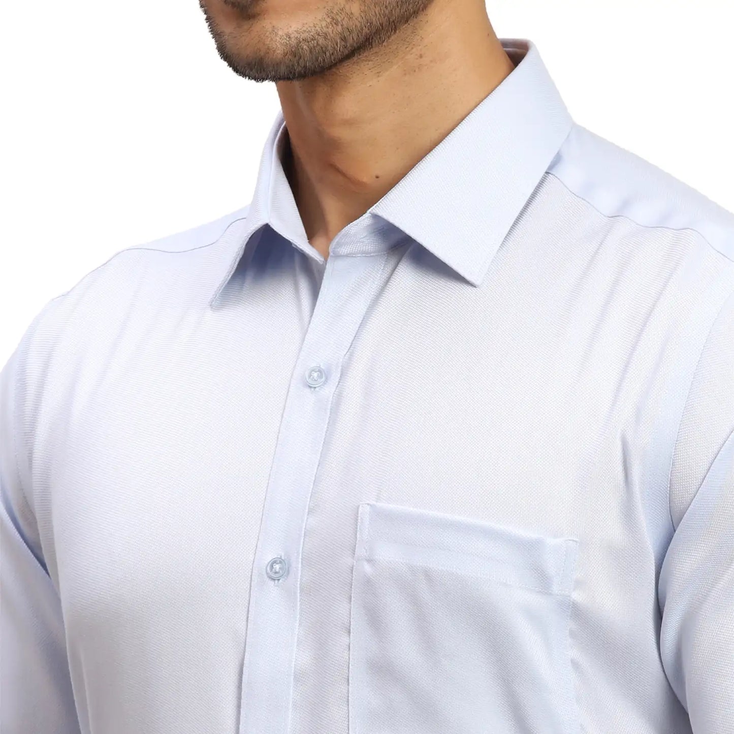 Men Fawn Contemporary Fit Structure Cotton Full Sleeves Cutaway Collar Shirts