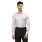 Men Violet Contemporary Fit Structure Cotton Full Sleeves Cutaway Collar Shirts