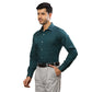 Men Violet Contemporary Fit Solid  Cotton Full Sleeve Cutaway Collar Shirts