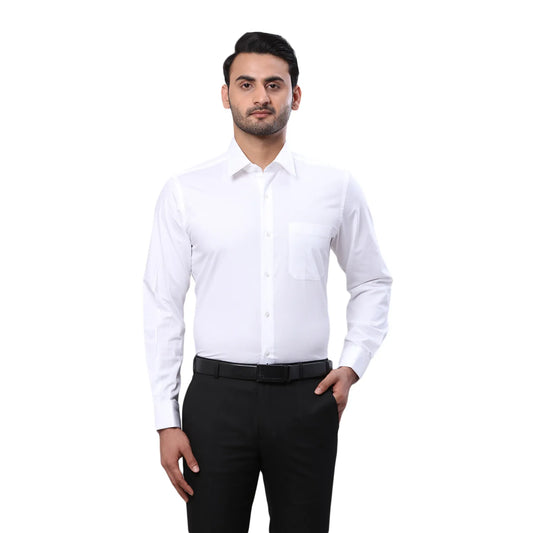 Raymond Men Violet Stripe Contemporary Fit Cotton Shirt