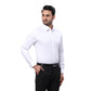 Raymond Men Violet Stripe Contemporary Fit Cotton Shirt