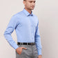 Raymond Men White Solid Contemporary Fit Cotton Full Sleeve Cutaway Collar Shirt
