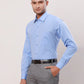 Raymond Men White Solid Contemporary Fit Cotton Full Sleeve Cutaway Collar Shirt