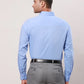 Raymond Men White Solid Contemporary Fit Cotton Full Sleeve Cutaway Collar Shirt