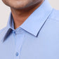 Raymond Men White Solid Contemporary Fit Cotton Full Sleeve Cutaway Collar Shirt