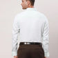 Raymond Men Grey Checks Contemporary Fit Cotton Full Sleeve Cutaway Collar Shirt