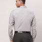 Raymond Men White Structure Contemporary Fit Cotton Full Sleeve Cutaway Collar Shirt