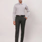 Raymond Men White Structure Contemporary Fit Cotton Full Sleeve Cutaway Collar Shirt