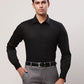 Raymond Men White Structure Slim Fit Cotton Shirt