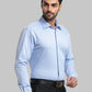 Men Slim Fit Blue Shirt