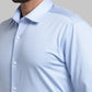 Men Slim Fit Blue Shirt