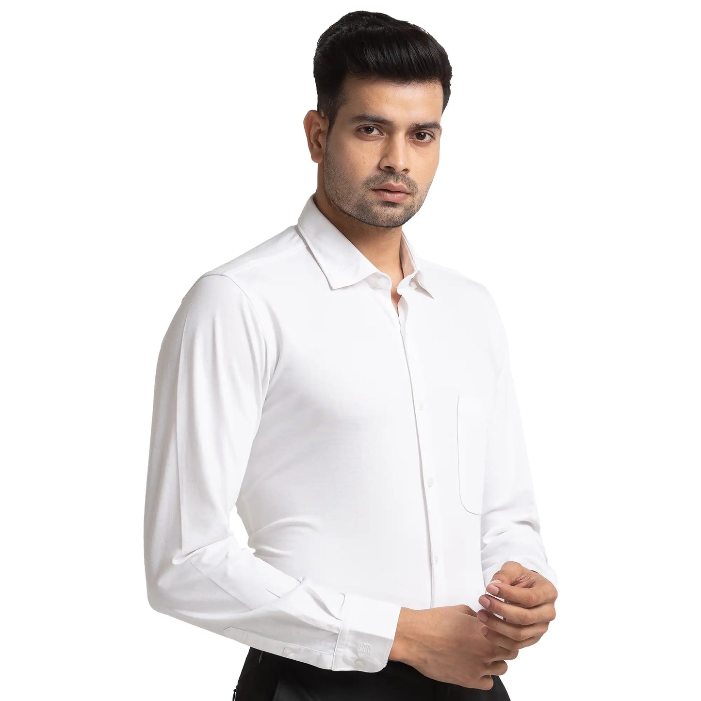 Men Slim Fit Red Shirt