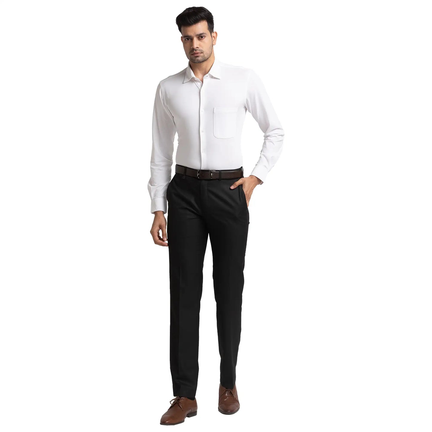 Men Slim Fit Red Shirt