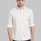 Men Blue Contemporary Fit Structure  Cotton   Shirts