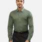 Raymond Men White Solid Slim Cotton Shirt