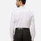 Raymond Men Red Structure Contemporary Fit Cotton Cut Away Collar Shirt