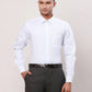 Raymond Men Green Stripe Contemporary Fit Cotton Cutaway Collar Shirt