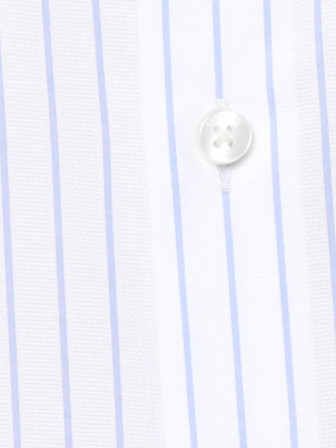Raymond Men Green Stripe Contemporary Fit Cotton Cutaway Collar Shirt