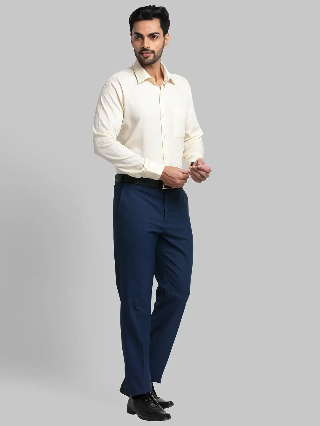 Men Regular Fit Yellow Shirt