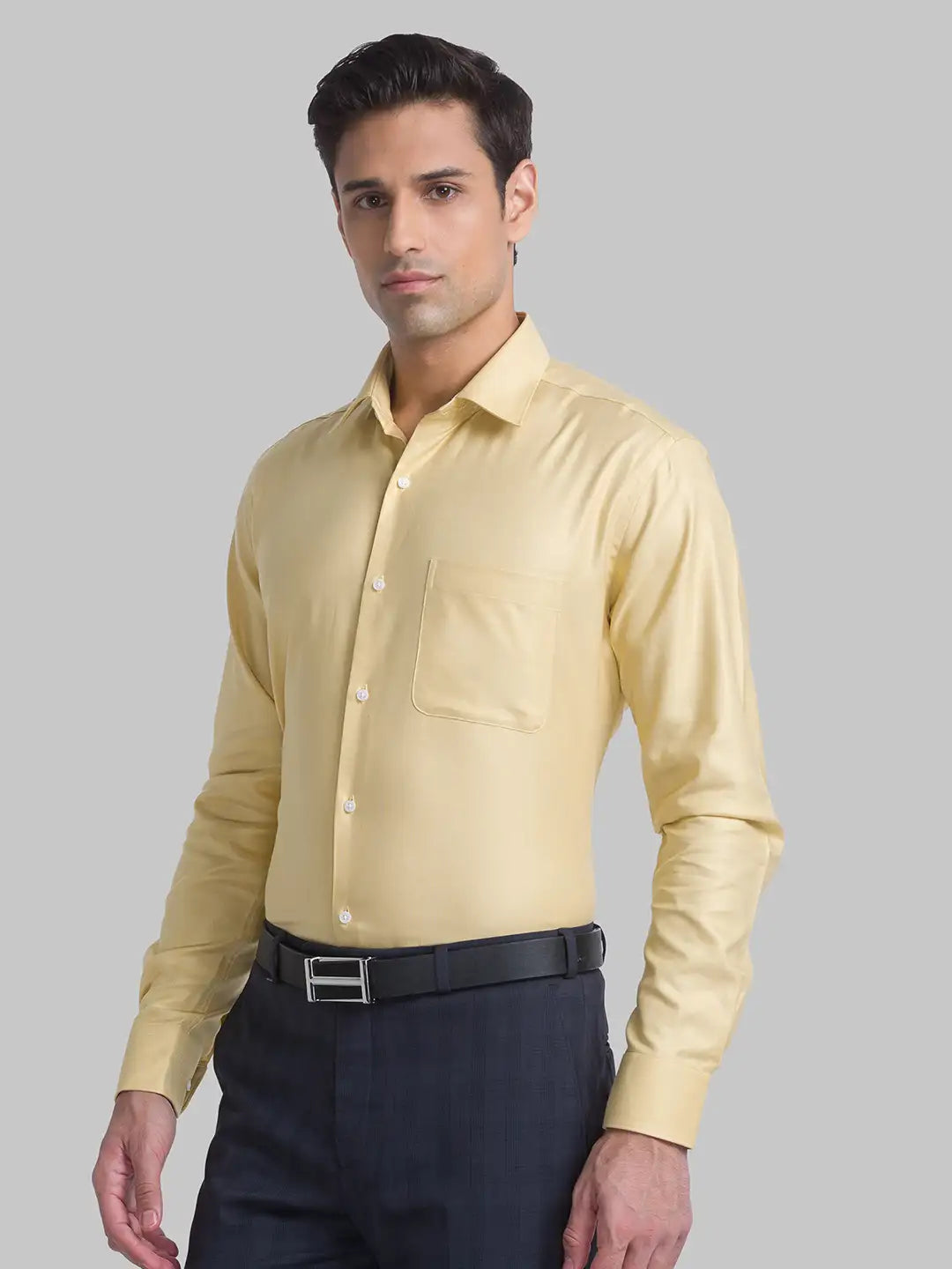 Men Regular Fit Light Blue Shirt