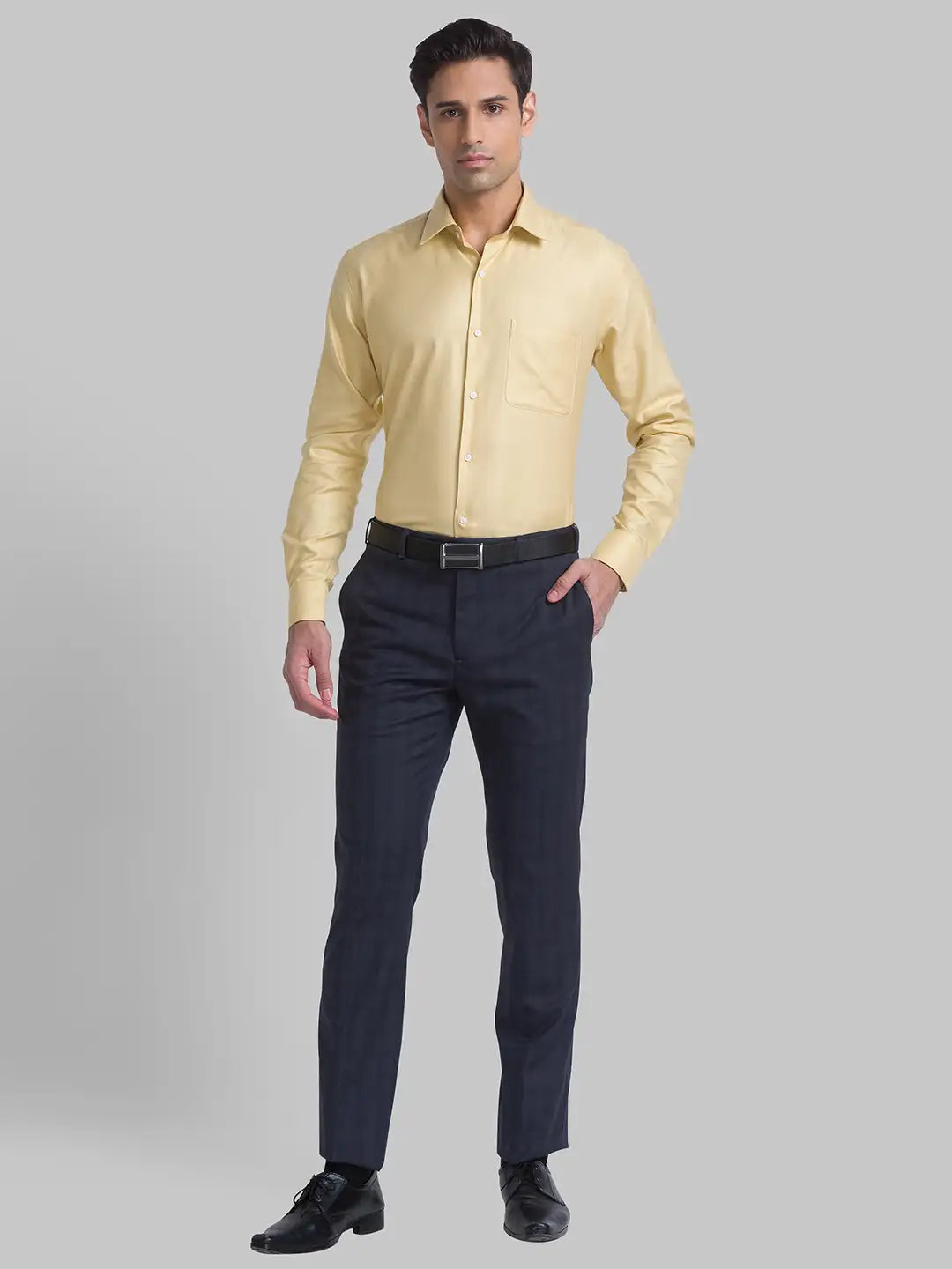 Men Regular Fit Light Blue Shirt