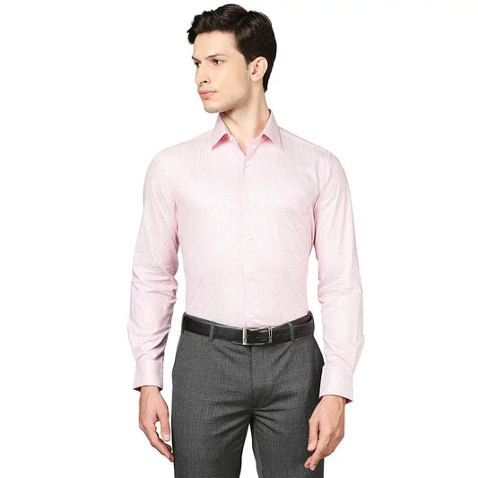 Men Contemporary Fit Medium Grey Shirt