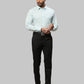 Men Slim Fit Blue Shirt