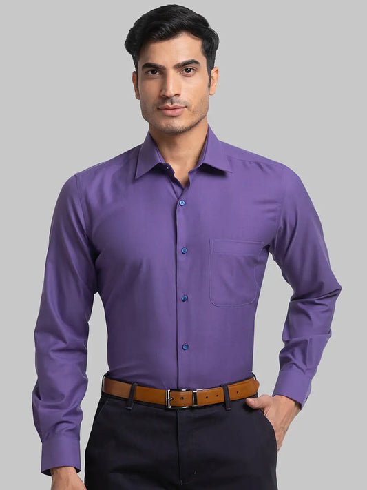 Men Regular Fit Grey Shirt