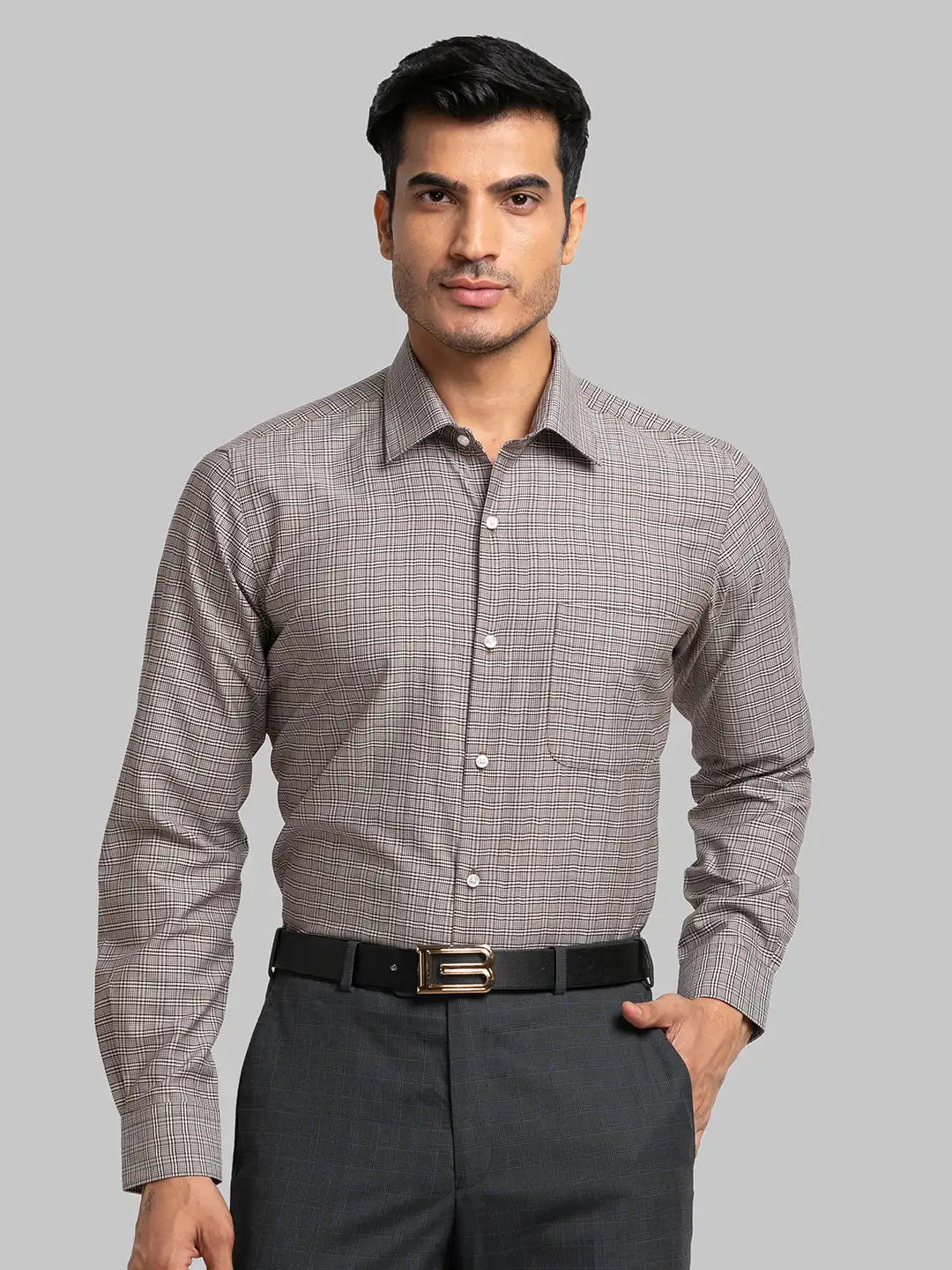Men Regular Fit Light Violet Shirt