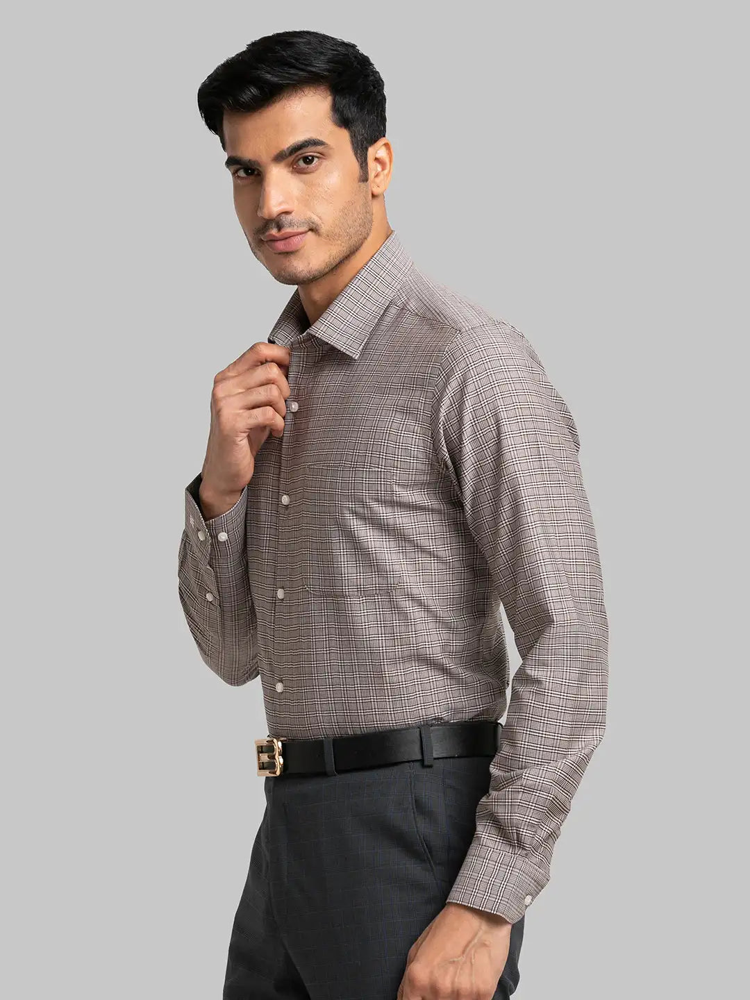 Men Regular Fit Light Violet Shirt