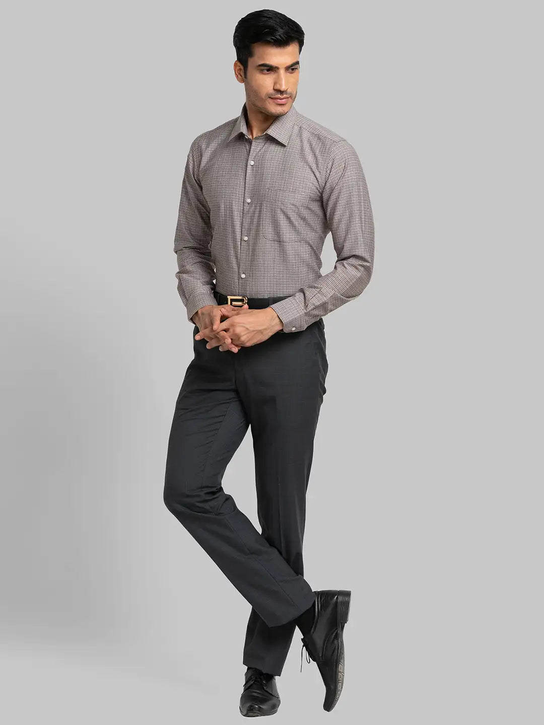 Men Regular Fit Light Violet Shirt