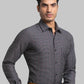 Men Regular Fit Light Grey Shirt