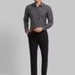 Men Regular Fit Light Grey Shirt